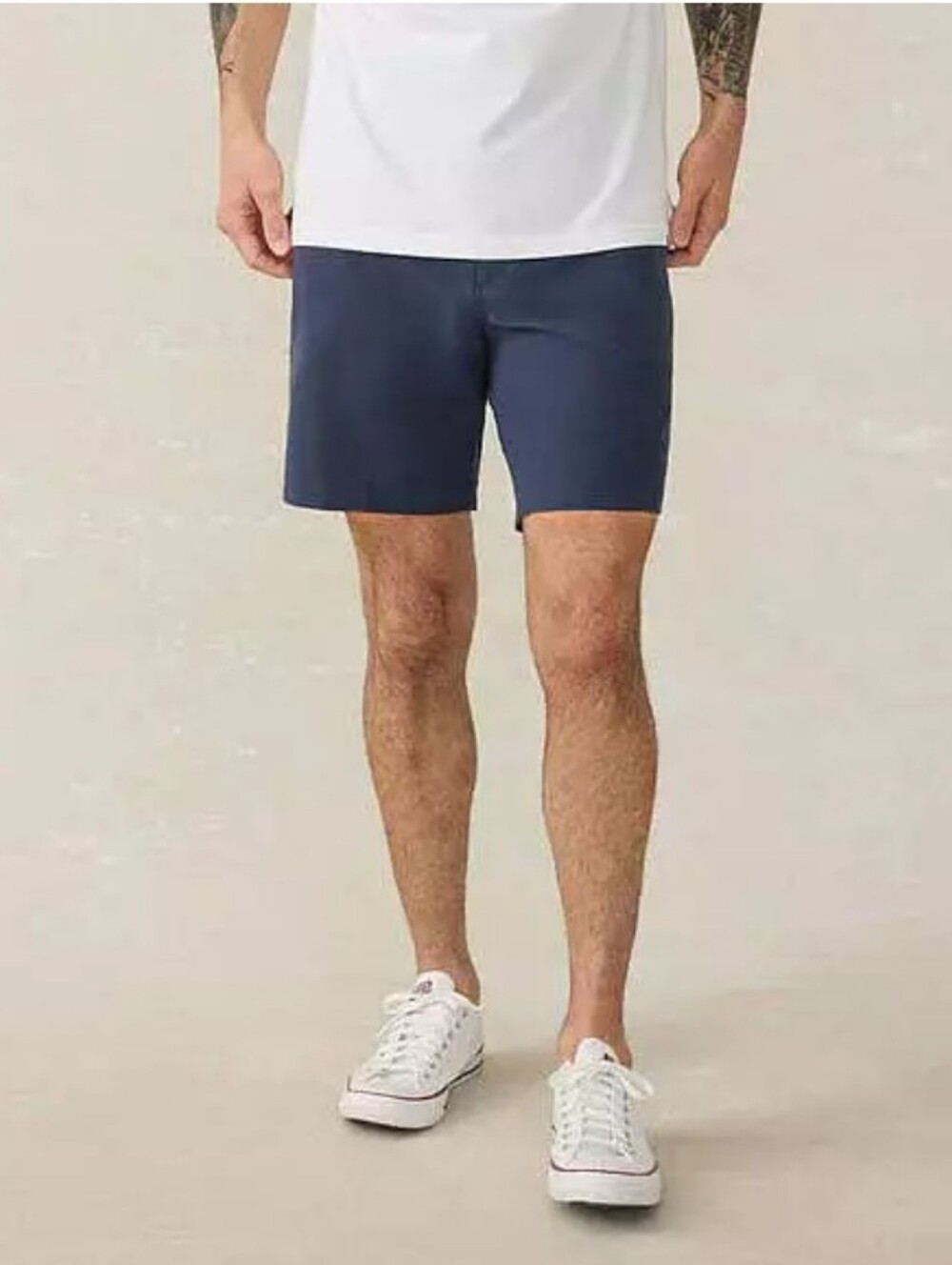 Faherty Navy Drawstring Shorts Men's Medium Casual Beach